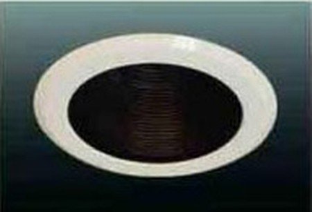 VOLUME LIGHTING V8508-5 Black Recessed Air Tight Cone Baffle Trim