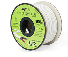 Load image into Gallery viewer, 100 ft. 16AWG Low Voltage LED Cable 2 Conductor Jacketed in-Wall Speaker Wire UL Class 2 Certified

