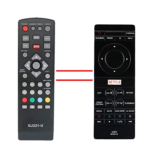 ECONTROLLY GJ221-U Replaced Remote Control fits for Sharp 4K TV LC-43UB30U LC43UB30U LC-50UB30U LC50UB30U LC-55UB30U LC55UB30U LC-65UB30U LC65UB30U LCD TV