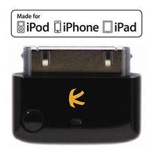 Load image into Gallery viewer, KOKKIA i10 (Black) : Bluetooth Stereo Transmitter Splitter, Compatible with Apple iPod/iPhone/iPad. Works Well with 2 Sets Apple AirPods.
