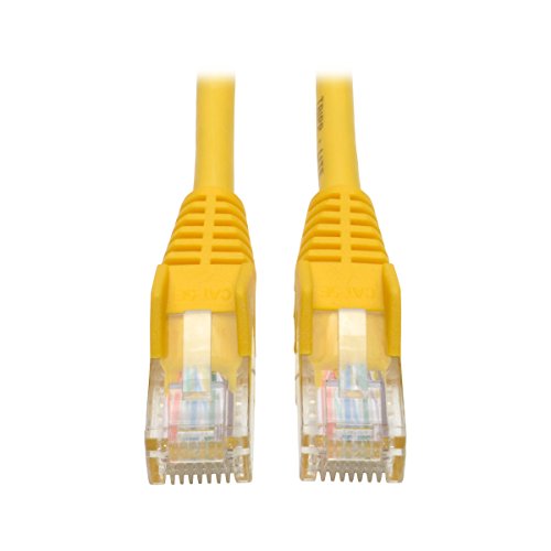 Tripp Lite Cat5e 350MHz Snagless Molded Patch Cable (RJ45 M/M) - Yellow, 6-ft.(N001-006-YW)