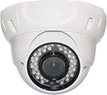 Load image into Gallery viewer, Cop Security INS-D281271 700TVL 1/3-Inch 960H CCD, 2.8~12mm Lens, 36pcs IR, Dome Camera (White)
