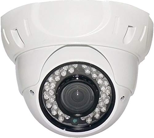 Cop Security INS-D281271 700TVL 1/3-Inch 960H CCD, 2.8~12mm Lens, 36pcs IR, Dome Camera (White)