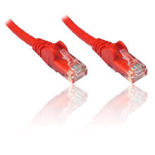 Load image into Gallery viewer, PremiumCord Network Cable, Ethernet, LAN &amp; Patch Cable CAT5e, UTP, Fast Flexible &amp; Robust RJ45 Cable 1 Gbit/S, AWG 26/7, Copper Cable 100% Cu, Red, 5 m

