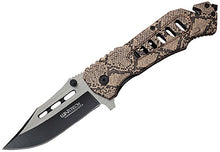 Load image into Gallery viewer, Wartech YC-S-7018-SN2 Spring Assisted Pocket Rescue Knife, 8.5&quot;
