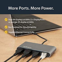 Load image into Gallery viewer, StarTech.com Dual 4K Monitor Mini Thunderbolt 3 Dock with DisplayPort - Mac &amp; Windows Docking Station - Discontinued, Limited Stock, &amp; Replaced by TB3DKM2DPL (TB3DKM2DP)
