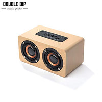 Upcycle Bluetooth Speaker, Faux-Wood - Quality Sound - Works Up to 25 Feet from Device - Includes Charging Cable