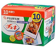 Load image into Gallery viewer, FUJIFILM Instax Mini Cheki Film 10pack(10picture X10)
