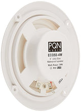 Load image into Gallery viewer, PQN Enterprises ECO50-4W Waterproof Ultra-Slim RV Marine Speaker, White, 5&quot;
