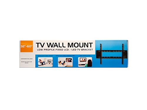 Bulk Buys OL085-2 Large Low Profile TV Wall Mount, 2 Piece