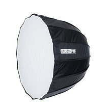 Load image into Gallery viewer, Fovitec StudioPRO SPK30-001 Rods Parabolic Softbox 35&quot; 16 for Bowens Monolights with Mounting Arm, Black
