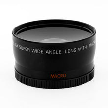 Load image into Gallery viewer, Digital King 0.45x 58mm Wide Angle Fisheye Lens with Macro - Black
