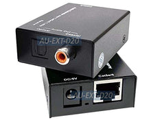 Load image into Gallery viewer, Digital Optical SPDIF Audio Extender Over CAT5/CAT6 Cable Kit
