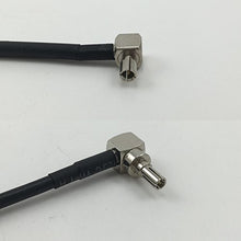Load image into Gallery viewer, 12 inch RG188 TS9 Angle Male to CRC9 Male Angle Pigtail Jumper RF coaxial Cable 50ohm Quick USA Shipping
