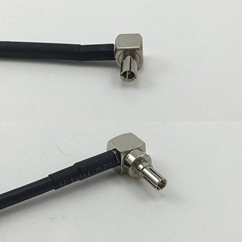 12 inch RG188 TS9 Angle Male to CRC9 Male Angle Pigtail Jumper RF coaxial Cable 50ohm Quick USA Shipping