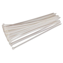 Load image into Gallery viewer, Sealey CT35076P50W Cable Tie 350 x 7.6mm White Pack of 50

