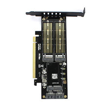 Load image into Gallery viewer, XT-XINTE PCIE 3.0 X4 to M.2 NVMe NGFF SSD Adapter M Key B Key mSATA NVME m2 SSD &amp; m.2 AHCI NGFF &amp; mSATA 3 in 1 Converter
