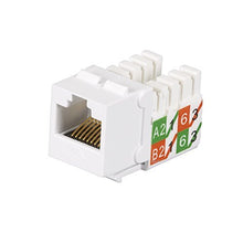 Load image into Gallery viewer, Gigatrue2 Cat6 Jack, Universal Wiring, Component Level, Single Pack, White
