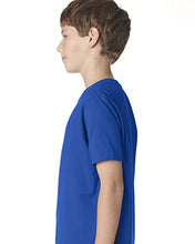 Load image into Gallery viewer, Next Level Big Boys&#39; Comfort Fashion Rib Jersey Crew T-Shirt, Royal, Medium
