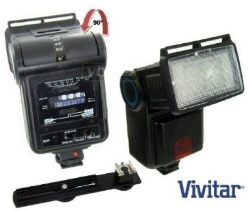 Vivitar SF4000 Bounce Zoom Slave Flash Enhance Photos, Colors & Saturation For The Nikon D5000, D3000 Digital SLR Cameras