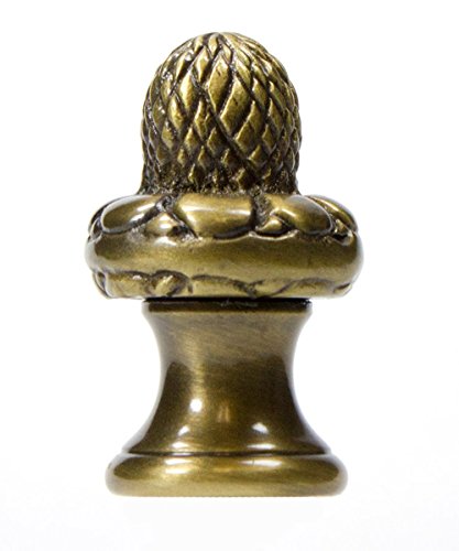 Acorn Antique Brass Finial