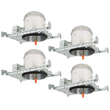 Load image into Gallery viewer, Four Bros Lighting NC4/LED/4PK 6 Inch 6&quot; Inch New Construction Can Air Tight IC Housing LED Recessed Lighting, TP24 (4 Pack)
