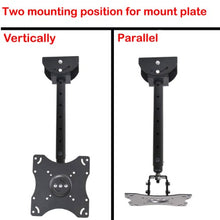 Load image into Gallery viewer, VideoSecu Adjustable Ceiling TV Mount Fits Most 26-65&quot; LCD LED Plasma Monitor Flat Panel Screen Display with VESA 400x400 400x300 400x200 300x300 300x200 200x200mm MLCE7N 1JS
