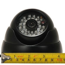 Load image into Gallery viewer, VideoSecu Day Night Vision Outdoor IR Dome Surveillance Security Camera Built-in CCD 480TVL 28 Infrared LEDs with High Sensitive Extension Cable and Power Supply CHW
