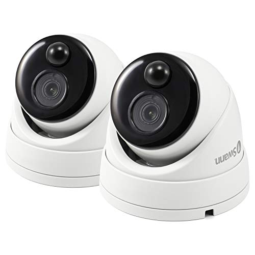 Swann Full HD CCTV Bullet Security Cameras with Night Vision, Pack of 2