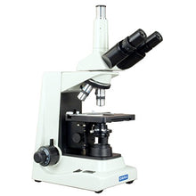 Load image into Gallery viewer, OMAX 40X-2000X Advanced Trinocular Compound Microscope with Plan Field Objectives and LED Light
