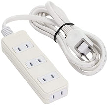 Load image into Gallery viewer, ELECOM Power Strip with Dust Shutter 2m 4 Outlet [White] T-ST02-22420WH (Japan Import)

