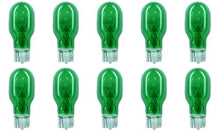 Load image into Gallery viewer, CEC Industries #906G (Green) Bulbs, 13.5 V, 9.315 W, W2.1x9.5d Base, T-5 Shape (Box of 10)
