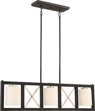 Load image into Gallery viewer, Nuvo Lighting Nuvo 60/6133 Three Light Island Pendant, Two-Tone
