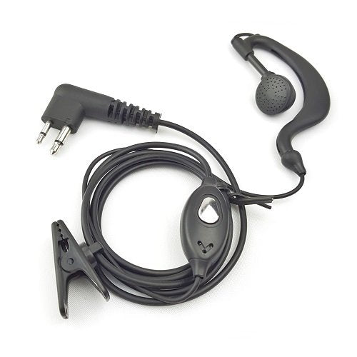 Clip Ear Earpiece Headset MIC for MOTOROLA P110 GP300 GP68 P1225 CP200