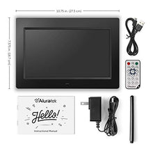 Load image into Gallery viewer, Aluratek 10&quot; LCD Digital Photo Frame w/4GB Built-In Mem &amp; USB SD/SDHC Support (ADMPF310F)
