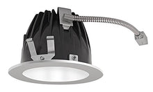 Load image into Gallery viewer, RAB Lighting NDLED4R-50YY-W-S LED Trim Module 4 Round 27K LED 50-Degree Ring, Silver Trim White Cone
