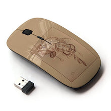 Load image into Gallery viewer, KawaiiMouse [ Optical 2.4G Wireless Mouse ] Brown Dream Catcher Poster Girl Sleep
