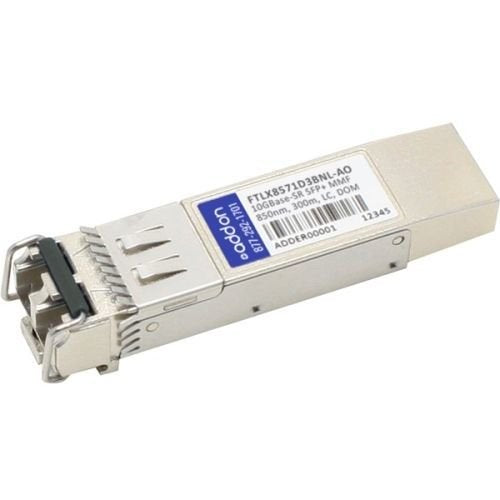 AddOn Finisar FTLX8571D3BNL Compatible TAA Compliant 10GBase-SR SFP+ Transceiver (MMF, 850nm, 300m, LC, DOM)