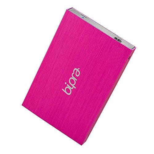 BIPRA USB 3.0 2.5 inch NTFS Portable External Hard Drive - Pink (60 GB)