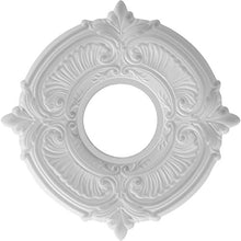 Load image into Gallery viewer, Ekena Millwork CMP19AT Attica Thermoformed PVC Ceiling Medallion, 19&quot;OD x 3 1/2&quot;ID x 1&quot; P, White
