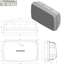 Load image into Gallery viewer, NavPod GP1080-08 SystemPod Pre-Cut for Simrad NSS8/B&amp;G Zeus Touch 8 and 2 inst. (3.6&quot; Hole) for 9.5&quot; Wide Guard
