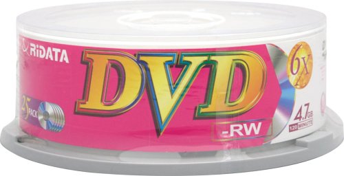 Ritek Ridata DVD-RW 4.7GB, 6X, 25-pack (Discontinued by Manufacturer)