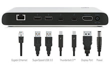 Load image into Gallery viewer, Elgato Thunderbolt 3 Dock - With 50 cm Thunderbolt cable, 40Gb/s, dual 4K support, 2x Thunderbolt 3 (USB-C), 3x USB 3.0, audio input and output, Gigabit Ethernet, aluminum chassis
