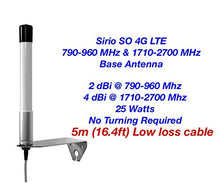 Load image into Gallery viewer, Sirio SO 4G LTE 790-960 Mhz &amp; 1710-2700 Mhz Dual Band Antenna with Cable
