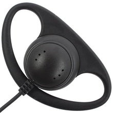 Load image into Gallery viewer, TENQ D Shape Earpiece Headset PTT for Motorola Two Way Radio Walkie Talkie 2pin
