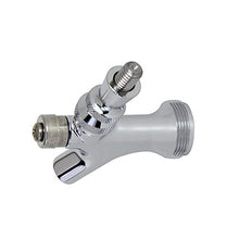 Load image into Gallery viewer, Kegco CFSCSSL Self-Closing Chrome Beer Faucet with Stainless Steel Lever

