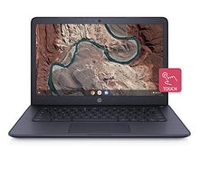 Load image into Gallery viewer, HP Chromebook 14-inch Laptop with 180-Degree -Hinge, Touchscreen Display, AMD Dual-Core A4-9120 Processor, 4 GB SDRAM, 32 GB eMMC Storage, Chrome OS (14-db0090nr, Ink Blue)
