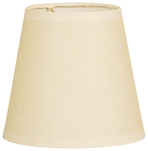 Royal Designs CS-951-6EG/P Parchment Empire Chandelier Lamp Shade, Eggshell