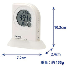 Load image into Gallery viewer, Casio High-Brightness LED Light (Flashlight Function) Temperature Display with Radio Digital Clock DQD-410J-7JF
