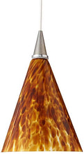 Load image into Gallery viewer, Jesco Lighting KIT-QAP107-AM-A Ellis 1-Light Low Voltage Pendant and Canopy Kit, Amber
